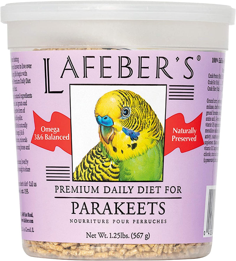 LAFEBER'S Premium Daily Diet Pellets Pet Bird Food, Made with Non-Gmo and Human-Grade Ingredients, for Parakeets (Budgies), 25 Lb Animals & Pet Supplies > Pet Supplies > Bird Supplies > Bird Food Lafeber Company Classic 1.25 Pound (Pack of 1) 