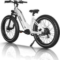 Himiway Zebra Electric Bike,60~80Mi Long Range Mountain E-Bike, 750W Motor,26" Fat Tires Electric Bicycle for Adults with Removable 48V 20Ah Battery 25MPH Shimano 7 Speed System Sporting Goods > Outdoor Recreation > Cycling > Bicycles WUXI HAIDONG INTELLIGENT TECHNOLOGY CO., LTD Zebra Step-Thru  