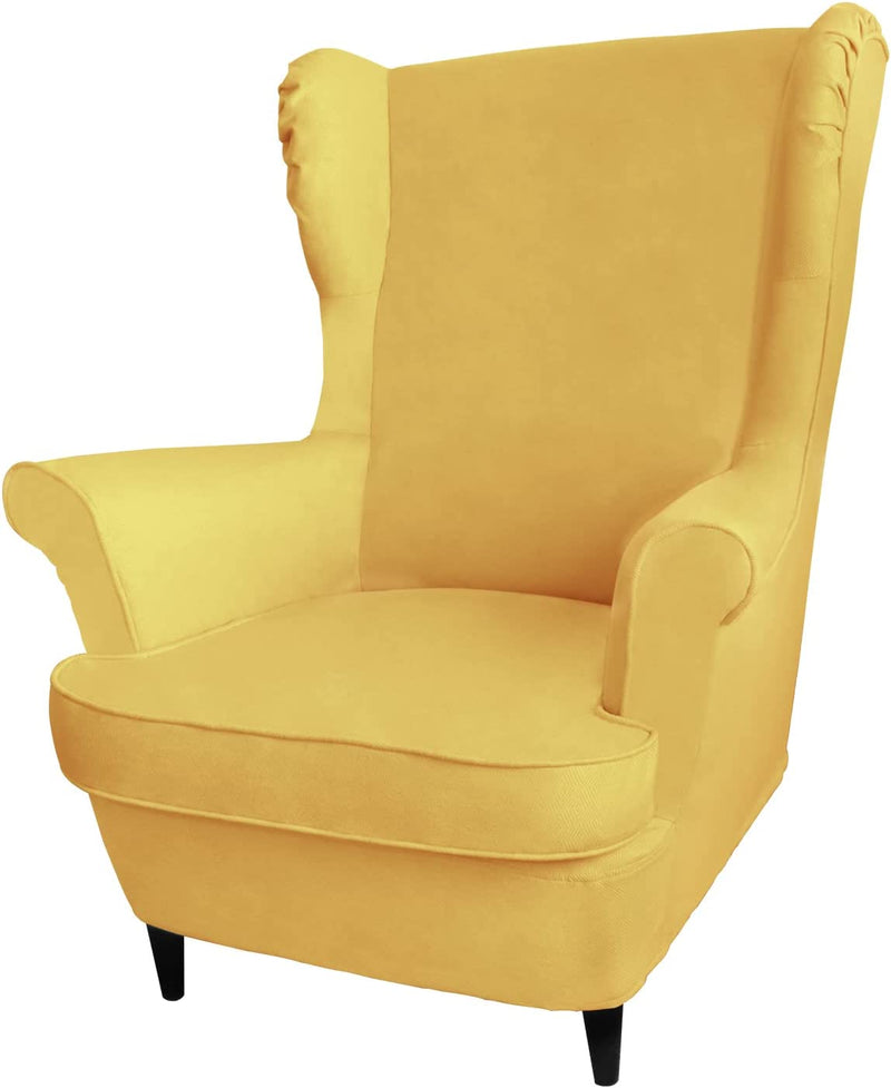 CRIUSJA Chair Cover for IKEA Strandmon Armchair, Couch Cover for Living Room, Armchair Sofa Slipcover (8018-16, Armchair Cover) Home & Garden > Decor > Chair & Sofa Cushions CRIUSJA 732-9  
