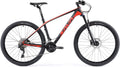 SAVADECK Carbon Fiber Mountain Bike, DECK6.0 15''/17''/19'' Carbon Frame 27.5/29'' Wheels MTB Bicycle 30 Speed with Shimano DEORE M6000 Groupsets Sporting Goods > Outdoor Recreation > Cycling > Bicycles SAVADECK Black Red 29x15'' 