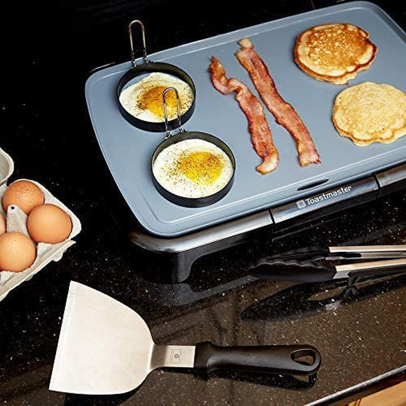 JORDIGAMO Professional Stainless Steel Griddle Accessories Cooking Kit - 11Pcs Grill Spatula Tongs Egg Ring Scraper Carrying Bag - Camping Tailgating Outdoor BBQ Grilling Hibachi Flat Top Metal Tools Home & Garden > Kitchen & Dining > Kitchen Tools & Utensils Jordigamo   