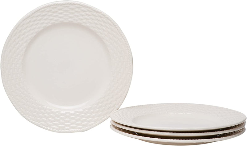Red Vanilla FC900-016 Nantucket 16-Piece Dinnerware Set, White Home & Garden > Kitchen & Dining > Tableware > Dinnerware Red Vanilla Salad Plate, S/4  
