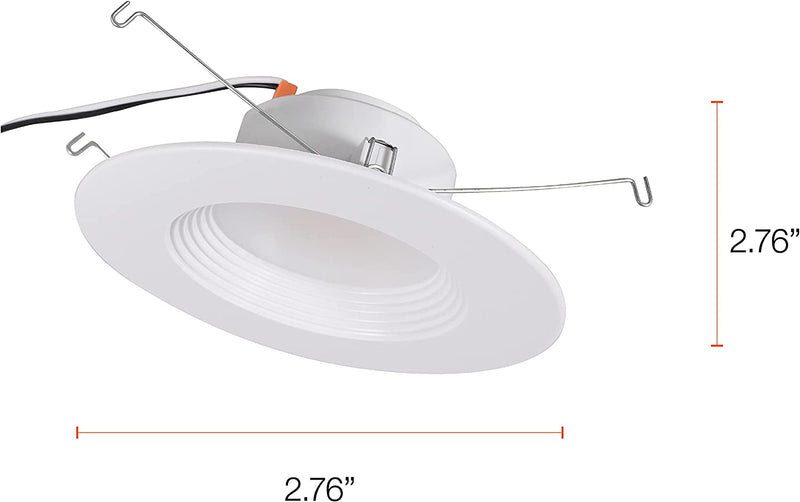 SYLVANIA 5”/6” LED Recessed Lighting Downlight with Trim, 8.5W=65W, Dimmable, 675 Lumens, Warm White 3000K, Wet Rated / UL / Energy Star – 12 Pack (62236) Home & Garden > Lighting > Flood & Spot Lights SYLVANIA   
