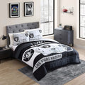 NFL Bedding Comforter Set Officially Licensed Luxurious down Alternative with Shams Team Print, Green Bay Packers, Full/Queen Home & Garden > Linens & Bedding > Bedding > Quilts & Comforters Sweet Home Collection Los Vegas Raiders Full/Queen 