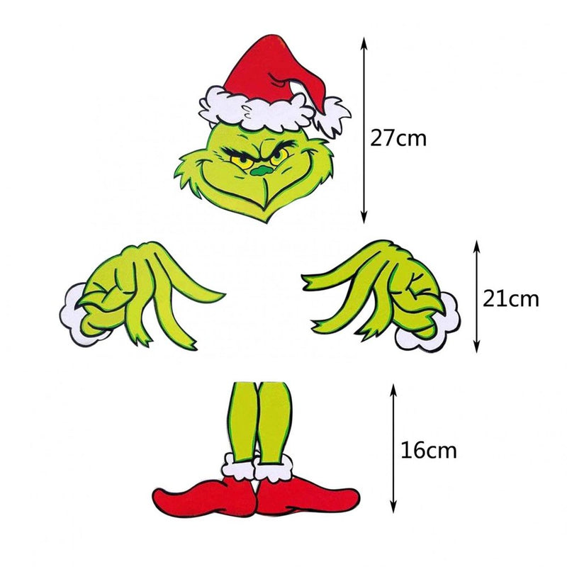 Grinch Christmas Decorations with Grinch Tiered Tray Decor- Christmas Home Decorations Party Supplies Home Home & Garden > Decor > Seasonal & Holiday Decorations& Garden > Decor > Seasonal & Holiday Decorations Coonoor   