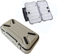 Toasis Fishing Tackle Accessory Box Small Fishing Hooks Weights Sinkers Swivel Storage Container (Olive) Sporting Goods > Outdoor Recreation > Fishing > Fishing Tackle BHGBE Grey  