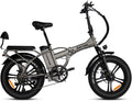 Rattan 750W LM/LF Pro Electric Bike for Adults 20" X 4.0 Fat Tire Electric Bicycles 48V 13AH Removable Battery Foldable Electric Bikes 2 Seater Electric Bike for Adults Sporting Goods > Outdoor Recreation > Cycling > Bicycles Guangzhou gedesheng Electric bike Co., Ltd LM-GRAY  