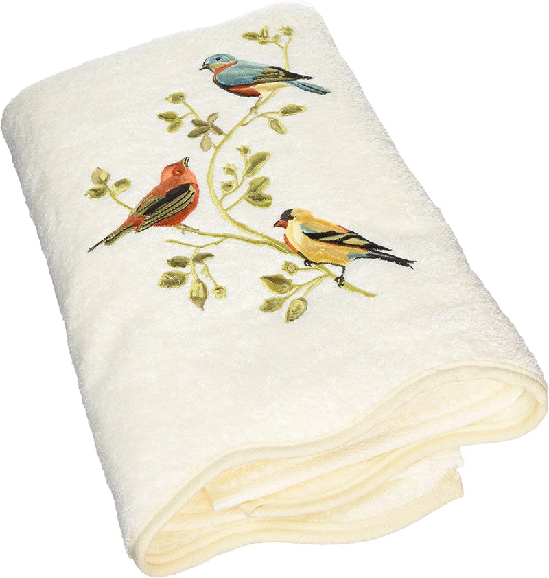 Premier Songbirds Collection, Bath Towel, Ivory