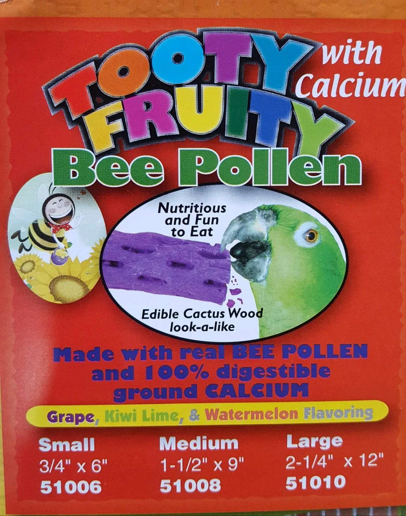 Polly'S Tooty Fruity Pollen Bird Perch, Small Animals & Pet Supplies > Pet Supplies > Bird Supplies POLLY'S PET PRODUCTS   