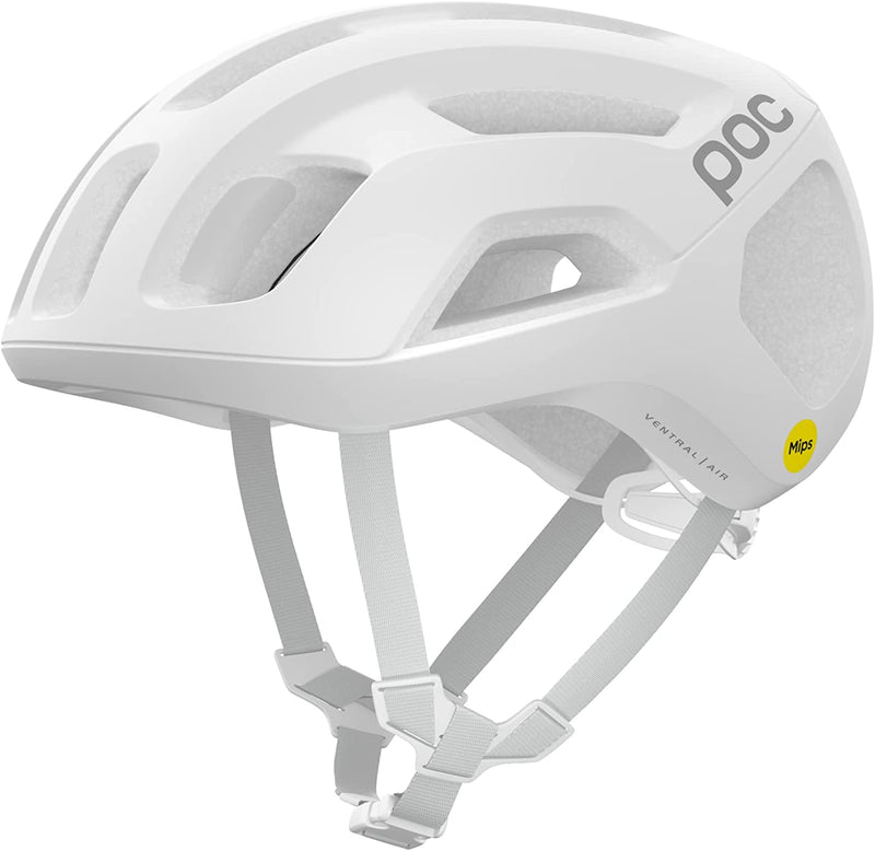 POC, Ventral Air MIPS Road Cycling Helmet with Performance Cooling Sporting Goods > Outdoor Recreation > Cycling > Cycling Apparel & Accessories > Bicycle Helmets POC Hydrogen White Matt M/54-60cm 