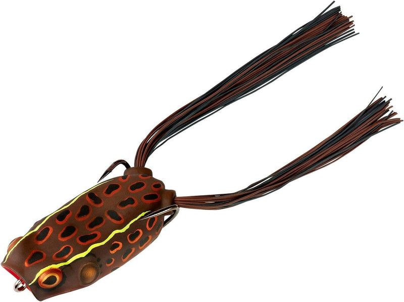 BOOYAH Poppin' Pad Crasher Topwater Bass Fishing Hollow Body Frog Lure with Weedless Hooks Sporting Goods > Outdoor Recreation > Fishing > Fishing Tackle > Fishing Baits & Lures Pradco Outdoor Brands Sunburn  