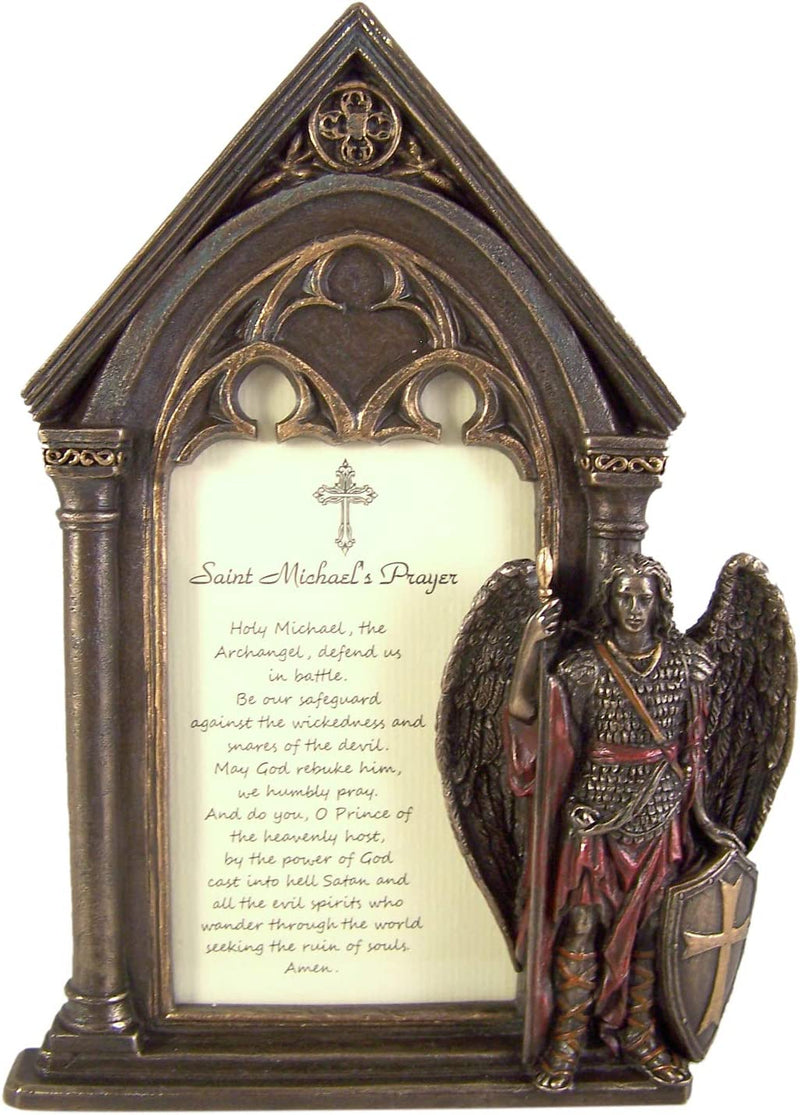 Saint Michael'S Prayer Photo Frame, 7 1/2 Inch Home & Garden > Decor > Picture Frames Unicorn Studios   