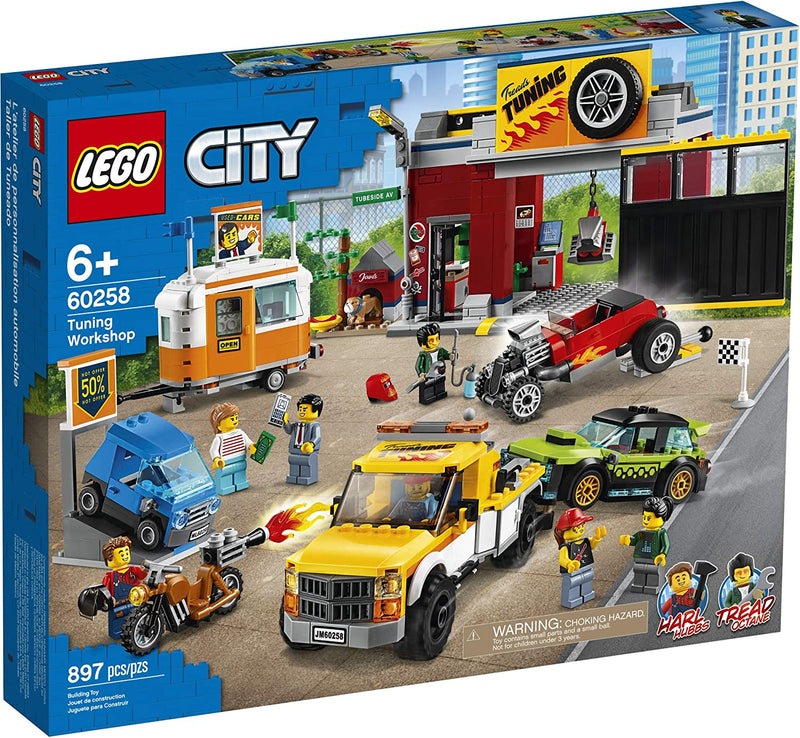 LEGO City Tuning Workshop Toy Car Garage 60258, Cool Building Set for Kids, New 2020 (897 Pieces) Sporting Goods > Outdoor Recreation > Fishing > Fishing Rods LEGO   