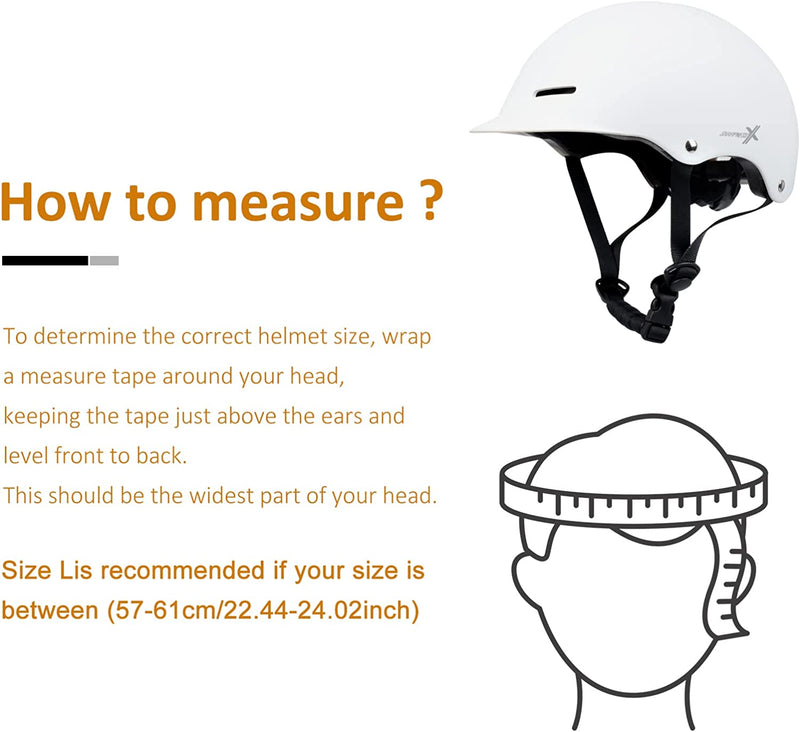 Sharpnessx Adults Bike Helmet, Lightweight Cycle Helmet for Adults Safety Protection, 57-61Cm (Charcoal Gray)