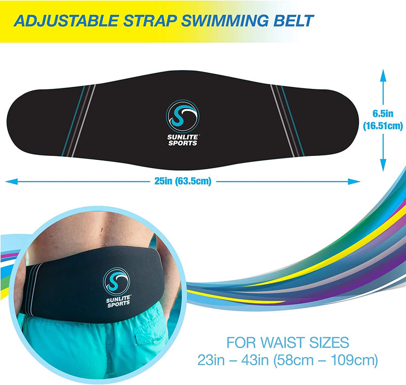 Sunlite Sports Aquafitness Deluxe Flotation Swimming Belt - Water Aerobics Equipment for Pool, Low-Impact Workout