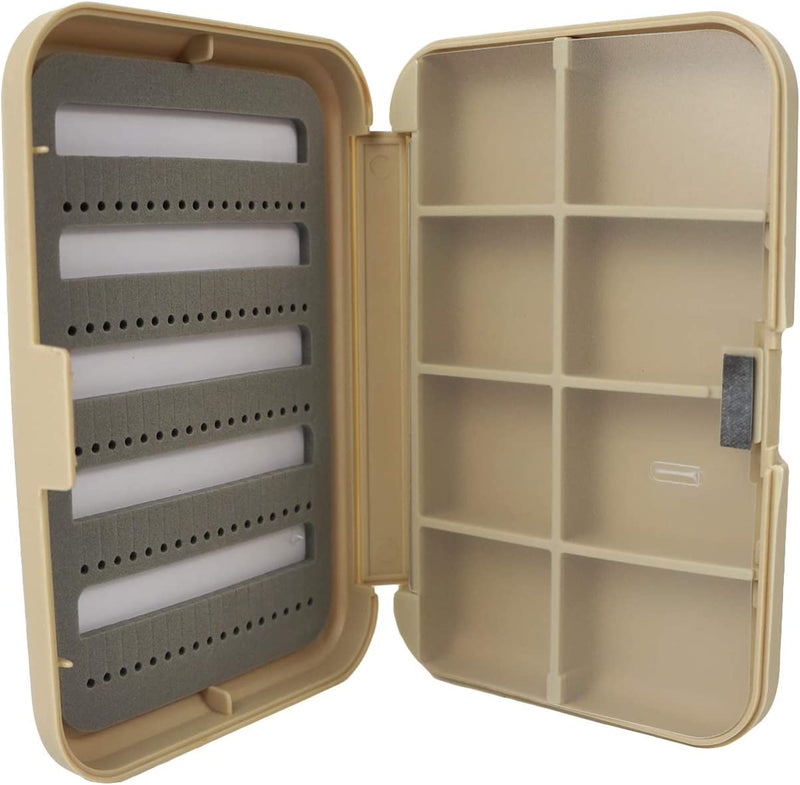 2Pcs Aventik Fly Fishing Boxes Fishing Tackle Storage Case Trays Hook Box with Foams or with Compartments 5.51X3.74X1.1Inch/14X9.5X2.8Cm Sporting Goods > Outdoor Recreation > Fishing > Fishing Tackle Aventik H0612-8C  