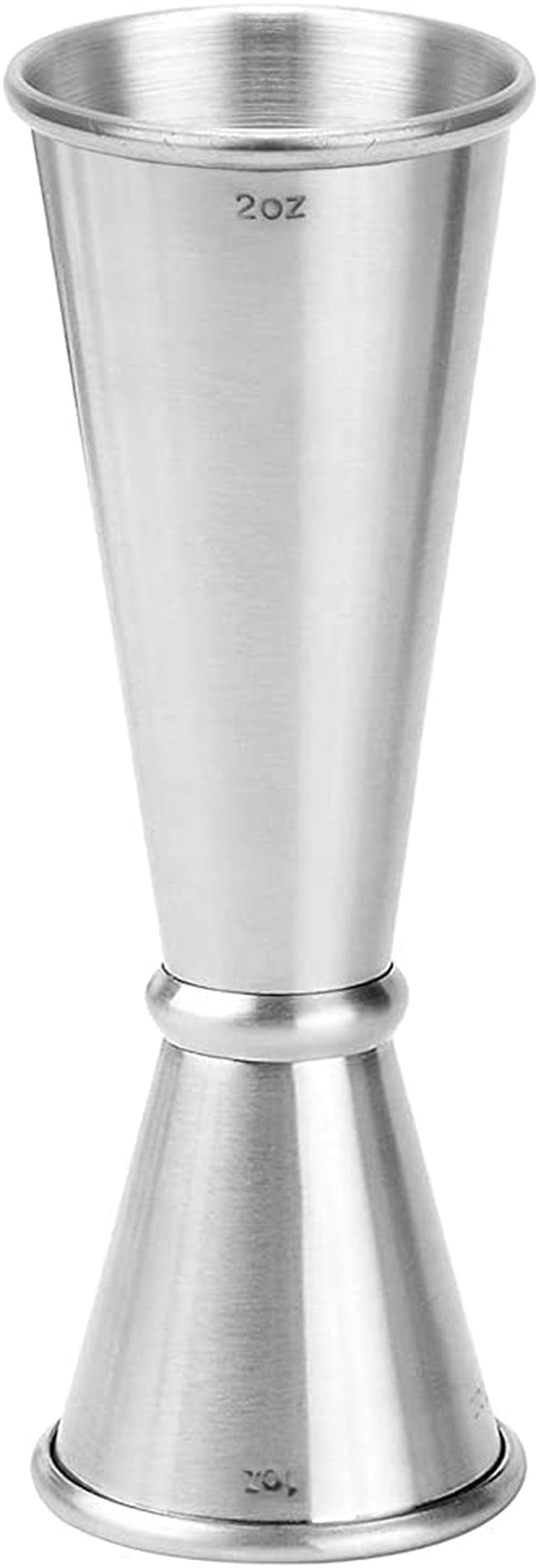 Cocktail Jigger for Bartending - Japanese Double Sided Jigger with Measurements Inside, 2 Oz 1 Oz Stainless Steel Measuring Jigger Home & Garden > Kitchen & Dining > Barware Barfroee   
