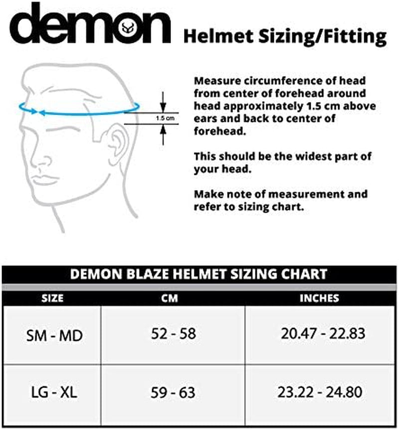 Demon Bike Helmet, 11.5 OZ Weightless Edition, 25 High Flow Air Vents, Removable Visor, Washable Fit Pads, Patented Fidlock Self Closing Buckle Sporting Goods > Outdoor Recreation > Cycling > Cycling Apparel & Accessories > Bicycle Helmets Demon United   