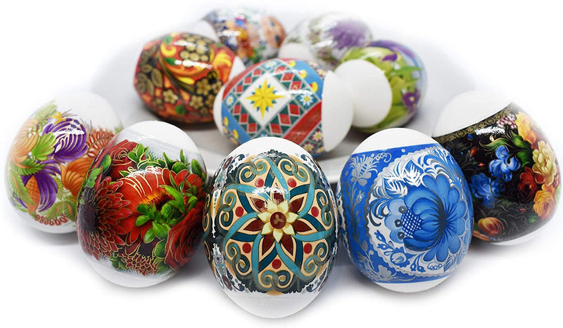 Lot 10 Thermo Heat Shrink Sleeve Decoration Easter Egg Wraps Pysanka Pysanky - for 70 Easter Eggs