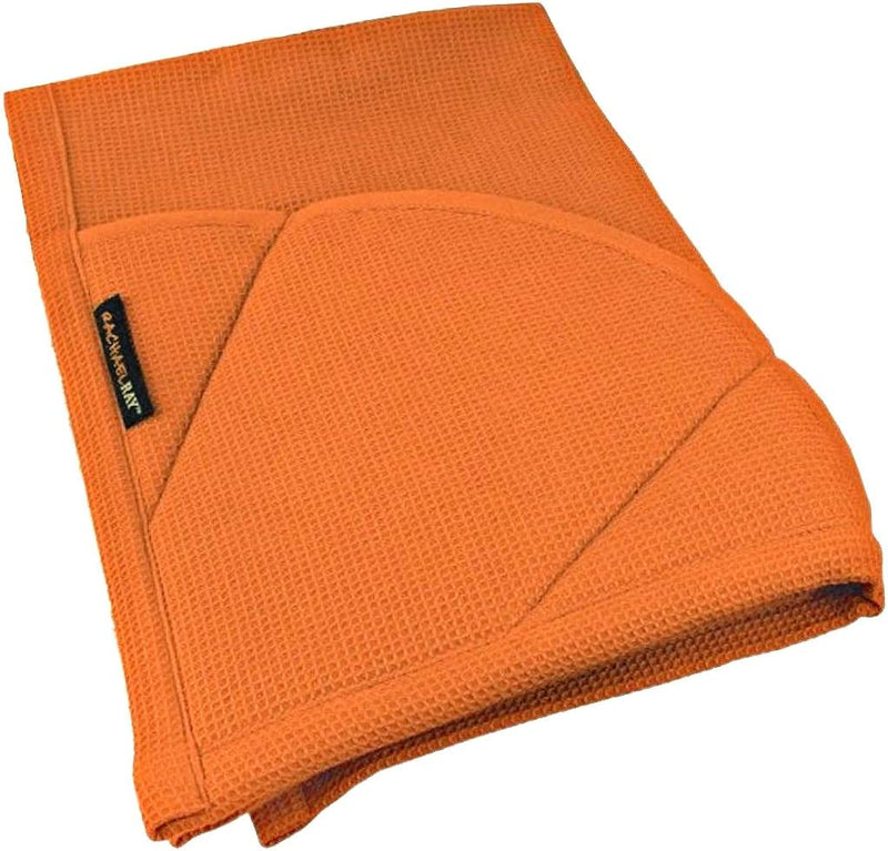 Rachael Ray Kitchen Towel, Oven Glove Moppine - 2-In-1 Ultra Absorbent Kitchen Towels with Heat Resistant Padded Pockets like Pot Holders and Oven Mitts to Handle Hot Cookware - Smoke Blue, 1 Pack Home & Garden > Kitchen & Dining > Kitchen Tools & Utensils Rachael Ray Burnt Orange 1 Pack 
