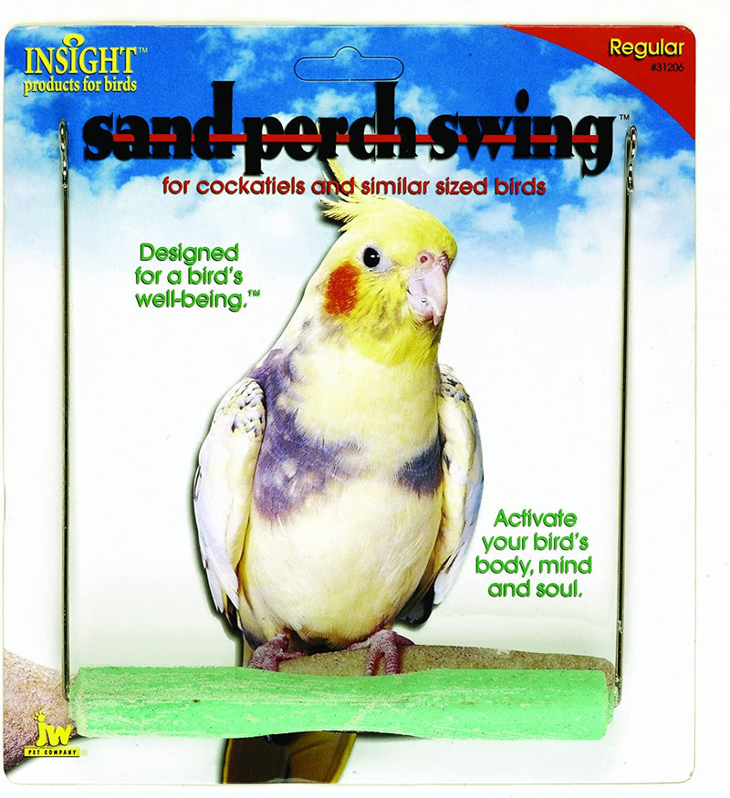 JW Pet Company Insight Sand Perch Swing Bird Toy, Regular Animals & Pet Supplies > Pet Supplies > Bird Supplies > Bird Toys JW   