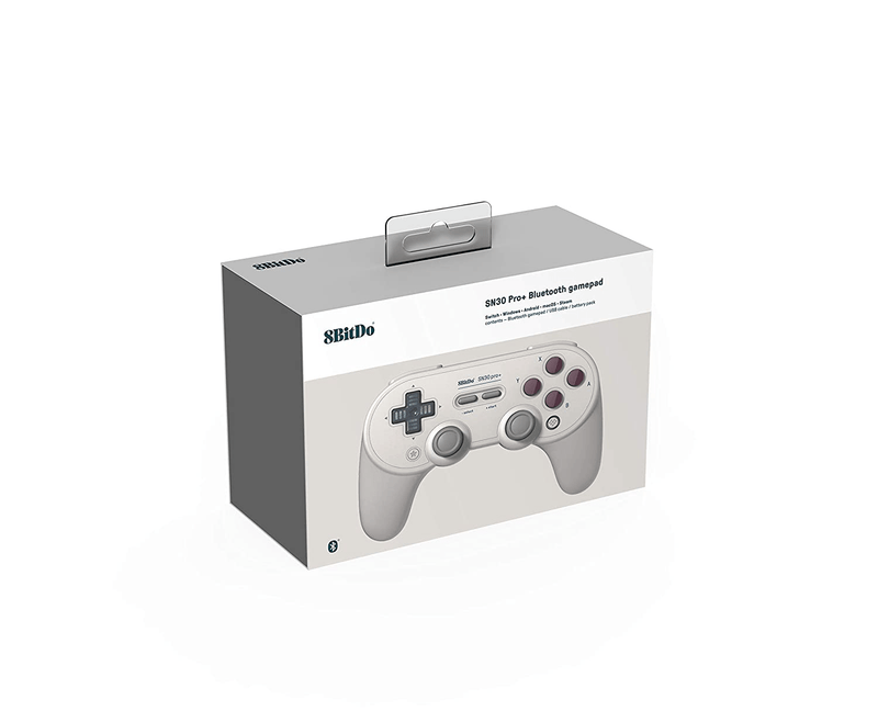 8Bitdo Sn30 Pro+ Bluetooth Controller Wireless Gamepad for Switch, PC, macOS, Android, Steam and Raspberry Pi (G Classic Edition)