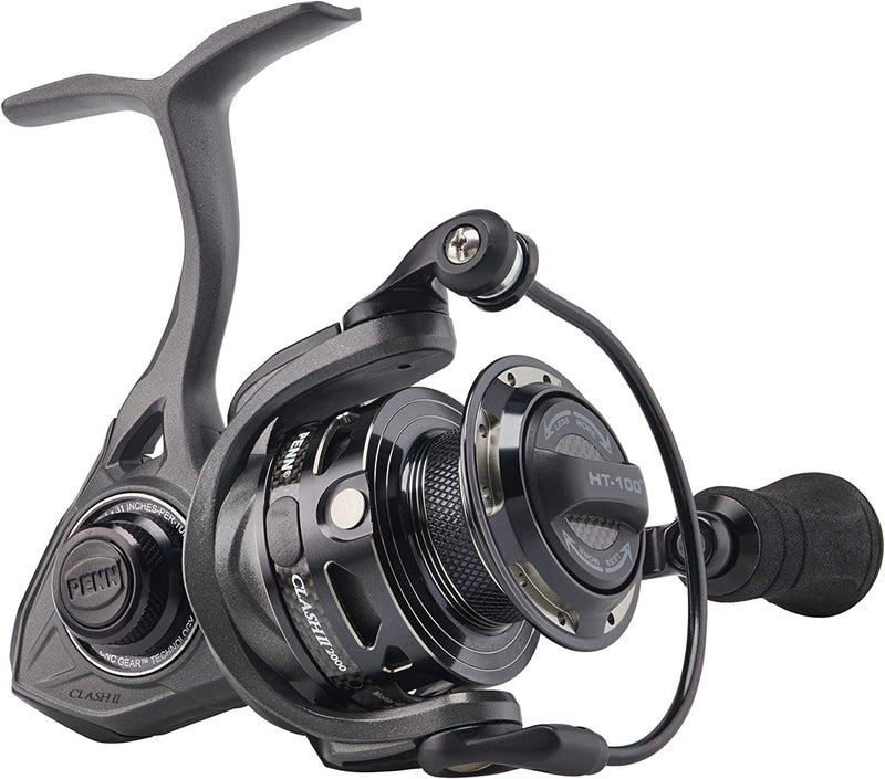 Penn Clash II Spinning Reel - Lightweight Saltwater Shore and Kayak Fishing Reel for Lure Fishing - Sea Fishing Reel for Bass, Pollack, Cod, Wrasse Sporting Goods > Outdoor Recreation > Fishing > Fishing Reels Pure Fishing 2500  