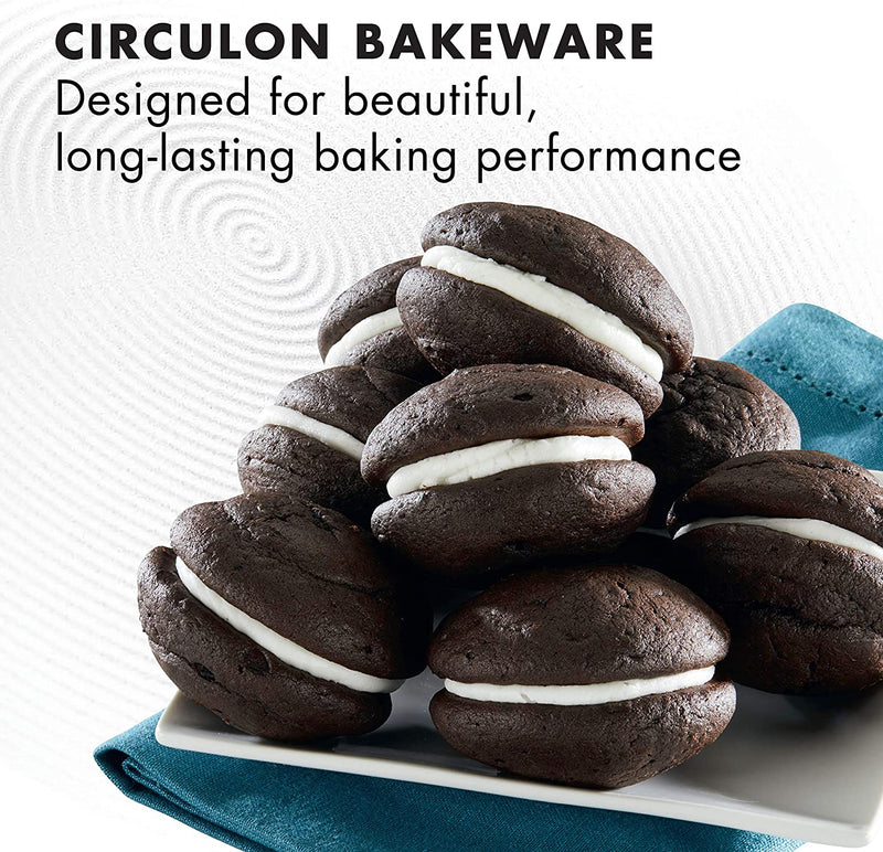 Circulon Nonstick Bakeware, Nonstick Cookie Sheet / Baking Sheet - 11 Inch X 17 Inch, Dark Gray Home & Garden > Kitchen & Dining > Cookware & Bakeware Circulon   