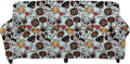 Doginthehole African Ethnic Style Sofa Slipcover Stretch Sofa Slipcover,Non Slip Fabric Couch Covers for Sectional Sofa Cushion Covers Furniture Protector Home & Garden > Decor > Chair & Sofa Cushions doginthehole Puppy Medium 
