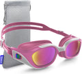 Swim Goggles, OMID P3 Anti-Fog Swimming Goggles for Men Women Anti-Uv Goggles Sporting Goods > Outdoor Recreation > Boating & Water Sports > Swimming > Swim Goggles & Masks OMID B3-greypink-purple  
