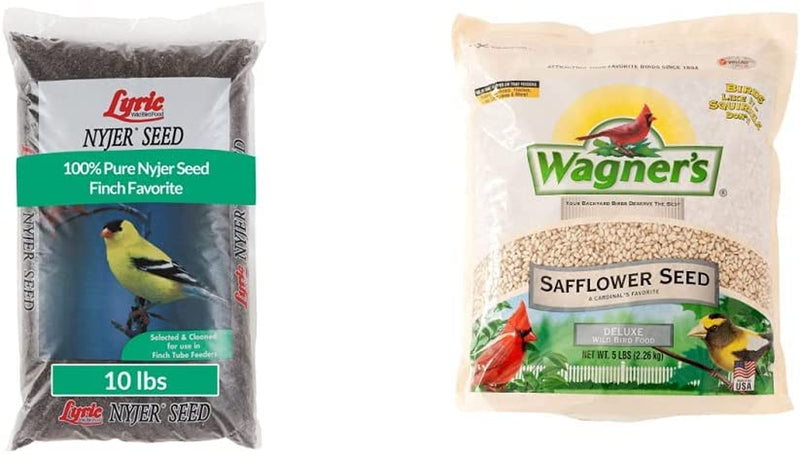 Lyric Nyjer Seed Wild Bird Seed Finch Food Bird Seed, 10 Lb. Bag Animals & Pet Supplies > Pet Supplies > Bird Supplies > Bird Food Lyric Seed + Wild Bird Food 10 lb 