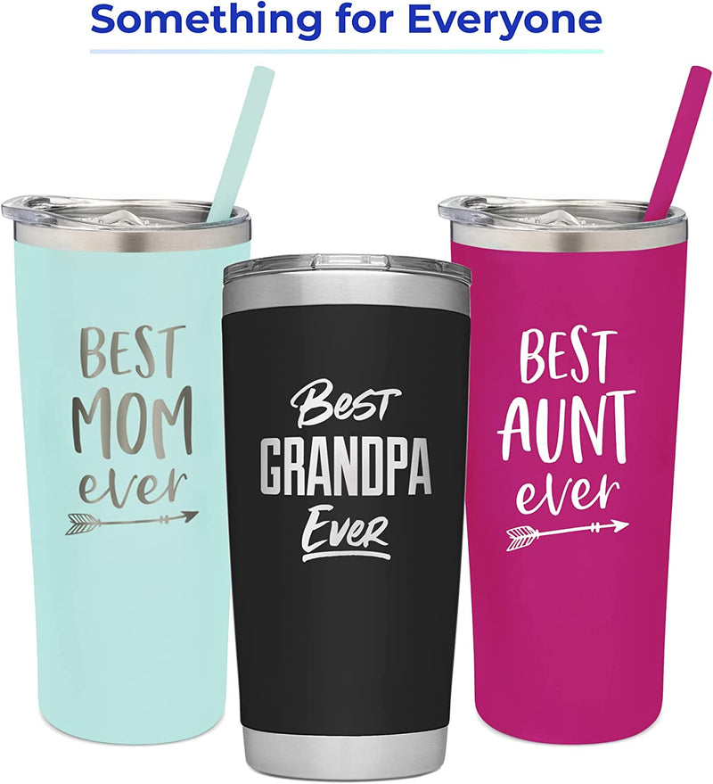 Sassycups Best Nana Ever Tumbler | 22 Ounce Engraved Mint Stainless Steel Insulated Travel Mug | Nana Tumbler | for Nana | World'S Best Nana | New Nana | Nana Birthday | Nana to Be Home & Garden > Kitchen & Dining > Tableware > Drinkware SassyCups   