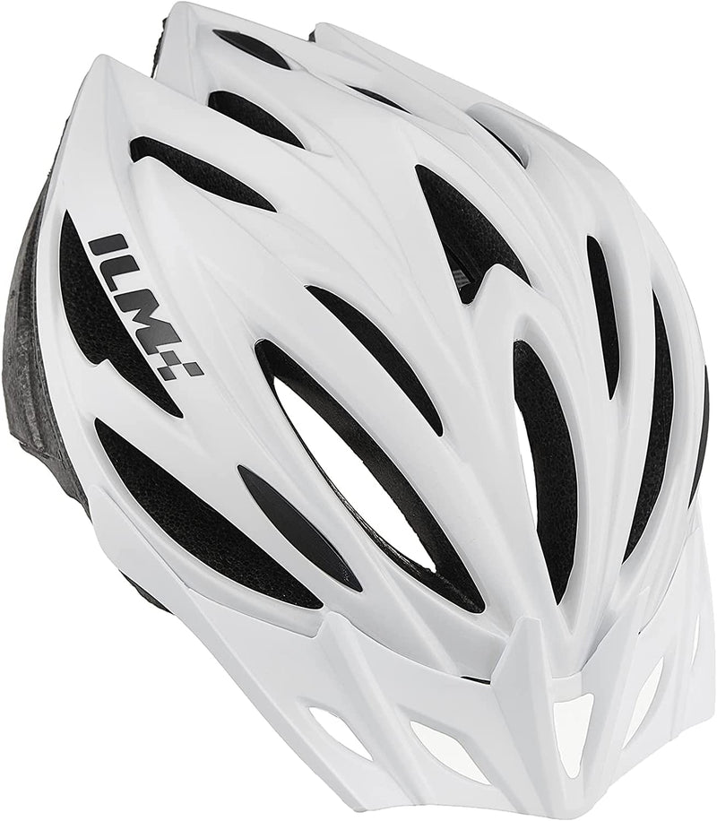 ILM Lightweight Bike Helmet, Bicycle Helmet for Adult Men & Women, Kids Youth Toddler Mountain Road Cycling Helmets with Dial Fit Adjustment Model B2-21 Sporting Goods > Outdoor Recreation > Cycling > Cycling Apparel & Accessories > Bicycle Helmets ILM White XX-Large 