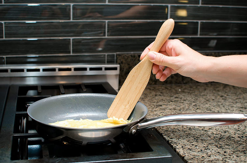 Crate Collective the Original 4-Piece Bamboo Spurtle Set - Wooden Cooking Spoon Utensils for Stirring, Serving, Mixing, Whisking, Whipping, Flipping Food - Non-Scratching, Eco-Conscious Kitchen Tools Home & Garden > Kitchen & Dining > Kitchen Tools & Utensils Crate Collective   