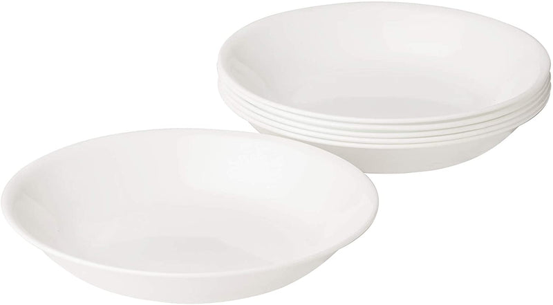 Corelle Vitrelle 6-Piece Bowl Set, Triple Layer Glass and Chip Resistant, 20-Oz Lightweight round Bowls, Winter Frost White Home & Garden > Decor > Seasonal & Holiday Decorations Snapshots Publishing Company Winter Frost White 6 Pack 