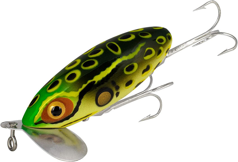 Arbogast Jitterbug Topwater Bass Fishing Lure - Excellent for Night Fishing Sporting Goods > Outdoor Recreation > Fishing > Fishing Tackle > Fishing Baits & Lures Pradco Outdoor Brands Bull Frog G650 (3 in, 5/8 oz) 