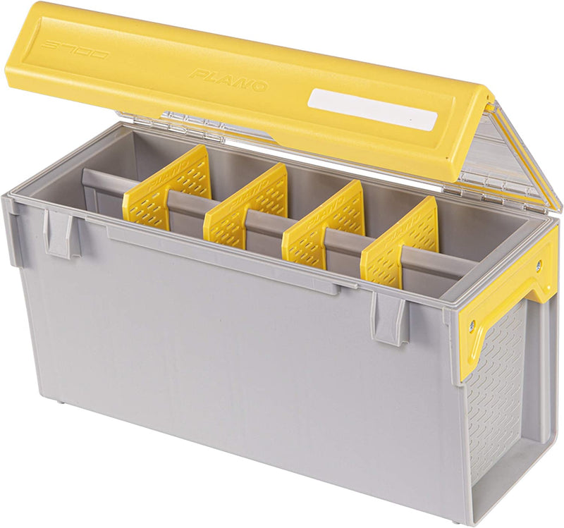Plano Edge Premium Plastics and Bulk Tackle Utility Box, Clear and Yellow, Rust-Resistant, Waterproof Bulk Premium Storage Organizer for Plastic Tackle Sporting Goods > Outdoor Recreation > Fishing > Fishing Tackle Plano Spinnerbait  
