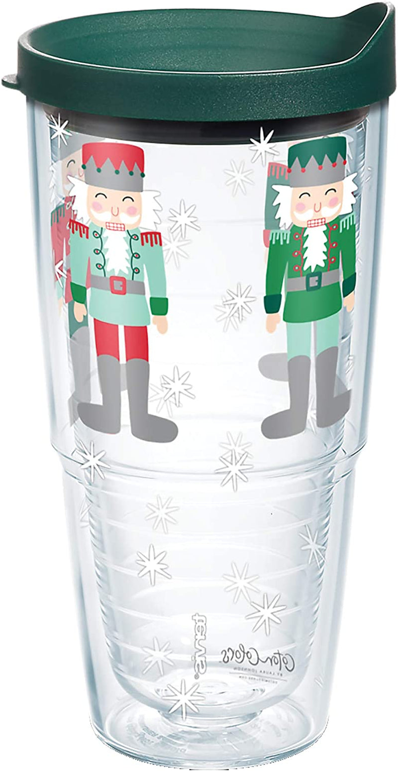 Tervis Coton Colors - Love Stripes Insulated Tumbler with Wrap and Red Lid, 16Oz, Clear Home & Garden > Kitchen & Dining > Tableware > Drinkware Tervis Christmas Nutcracker 24oz 