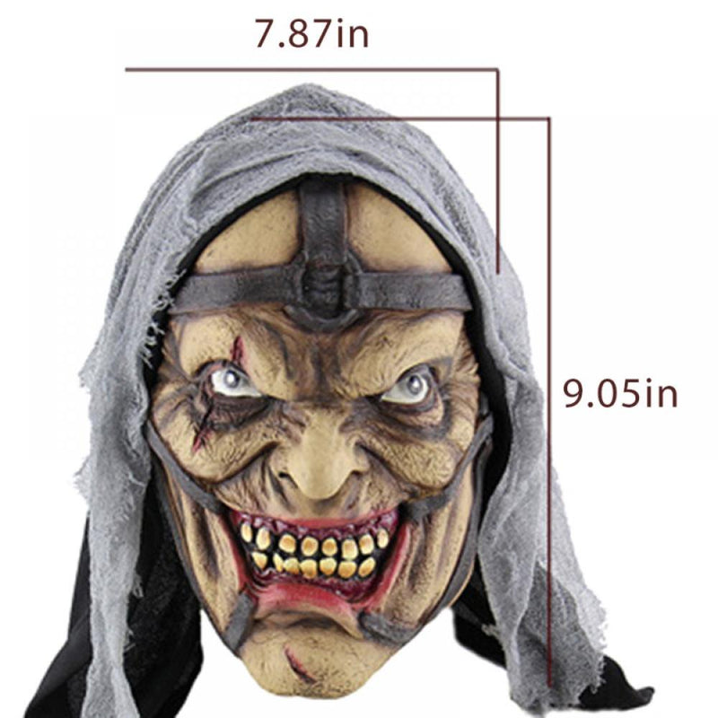 Scary Latex Mask, Halloween Party Scary Full Head Costume Mask Apparel & Accessories > Costumes & Accessories > Masks LOVEBAY   
