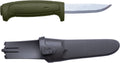 Morakniv Craftline Basic 511 High Carbon Steel Fixed Blade Utility Knife and Combi-Sheath, 3.6-Inch Blade Sporting Goods > Outdoor Recreation > Fishing > Fishing Rods Mora Military Green  