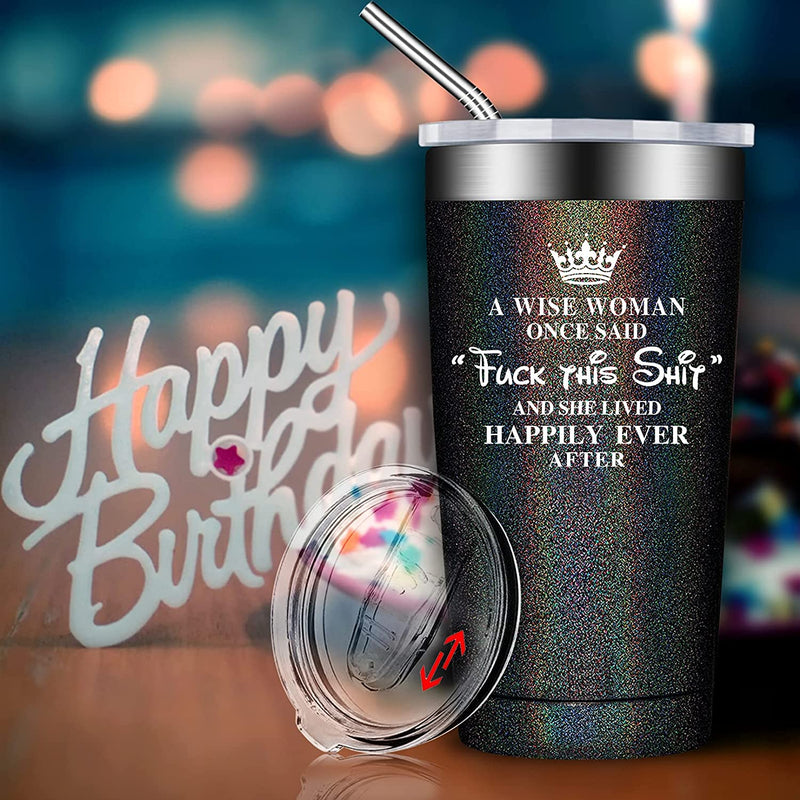 Funny Birthday Gifts for Women - Best Friend Gift for Women - Christmas, Retirement, Gag Gifts for Woman, Female Friends - Mothers Day Gifts for Mom Wife Sister Daughter - 20Oz Tumbler with Keychain Home & Garden > Kitchen & Dining > Tableware > Drinkware BIRGILT   