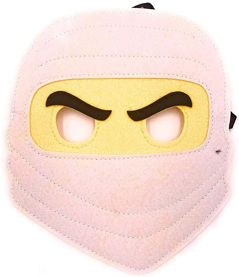 Ninja Felt Masks Party -10 Masks - Comfortable, One-Size-Fits-Most Design - Good Quality Eco-Felt and Fleece. Perfect for Birthday, Gift, Party Favor, Cosplay!