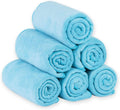 JML Microfiber Bath Towel Sets (6 Pack, 27" X 55") -Extra Absorbent, Fast Drying, Multipurpose for Swimming, Fitness, Sports, Yoga, Grey 6 Count Home & Garden > Linens & Bedding > Towels JML Microfiber Aquamarine 6 Pack 