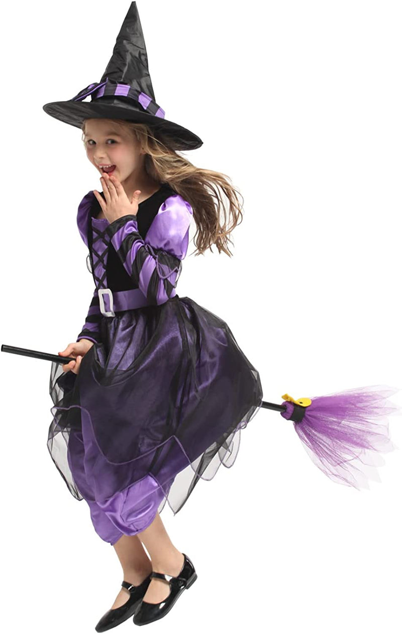 Narecte Halloween Costumes for Girls Halloween Costumes,Witch Costume for Girls Witch Costume,Kids Witch Costume  Narecte   