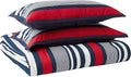 Discontinued Izod Varsity Stripe Comforter Set Home & Garden > Linens & Bedding > Bedding > Quilts & Comforters IZOD Red King 