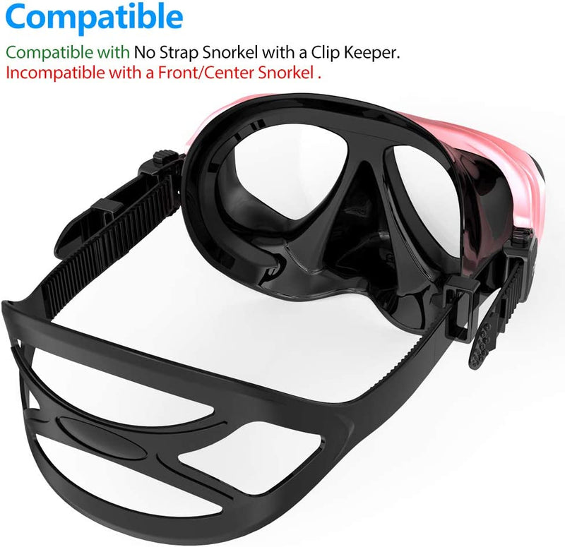 COPOZZ Youth Scuba Mask, Low Volume No Fogging Snorkeling Scuba Dive Glasses, Seal Free Diving Tempered Glass Mask Goggles, Swimming Scuba Dive Snorkeling Swim Mask Diving Goggles Mask for Men Women Sporting Goods > Outdoor Recreation > Boating & Water Sports > Swimming > Swim Goggles & Masks COPOZZ   