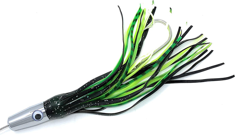 Capt Jay Fishing Torpedo High Speed Wahoo Trolling Lures Wire Cable Rigged Wahoo Lures Sporting Goods > Outdoor Recreation > Fishing > Fishing Tackle > Fishing Baits & Lures Capt Jay Fishing Green mixed color 7 inch 