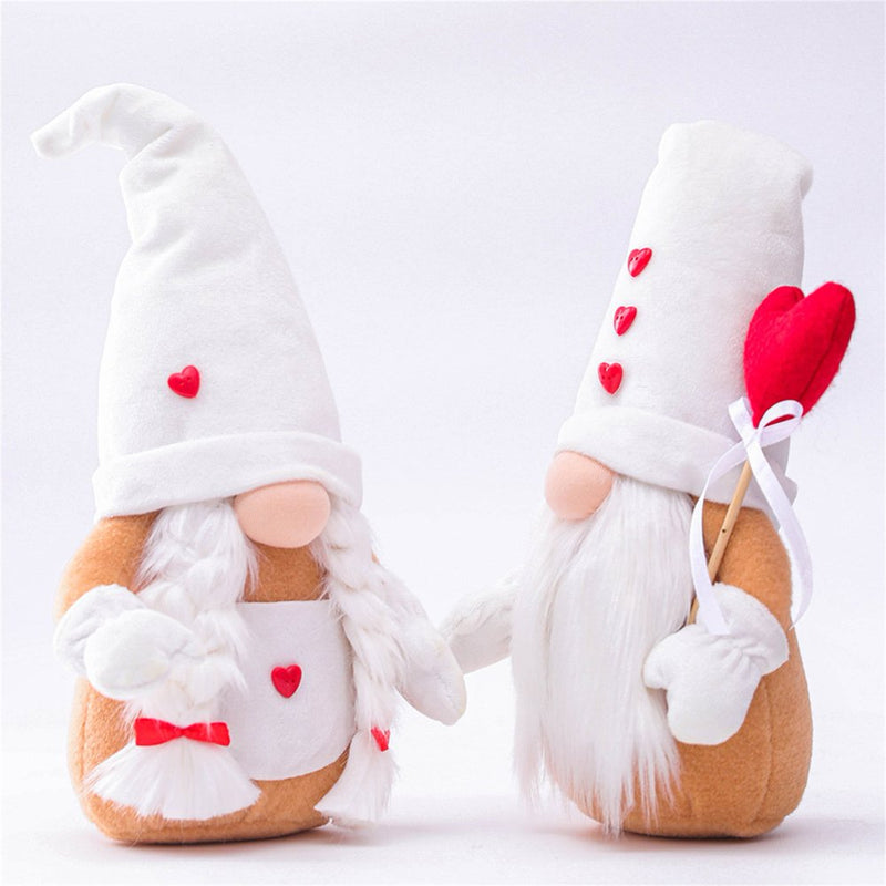 Dream Lifestyle Valentine'S Day Gnomes-Swedish Tomte Valentines Decor for Home,Office-Cotton Valentine Gnome&Elf Plushie-Scandinavian Decorations for Table,Bedroom,Living Room 1PC Home & Garden > Decor > Seasonal & Holiday Decorations Dream Lifestyle   