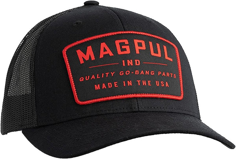 Magpul Standard Trucker Hat Snap Back Baseball Cap, One Size Fits Most Sporting Goods > Outdoor Recreation > Fishing > Fishing Rods Magpul Go Bang Black One Size 