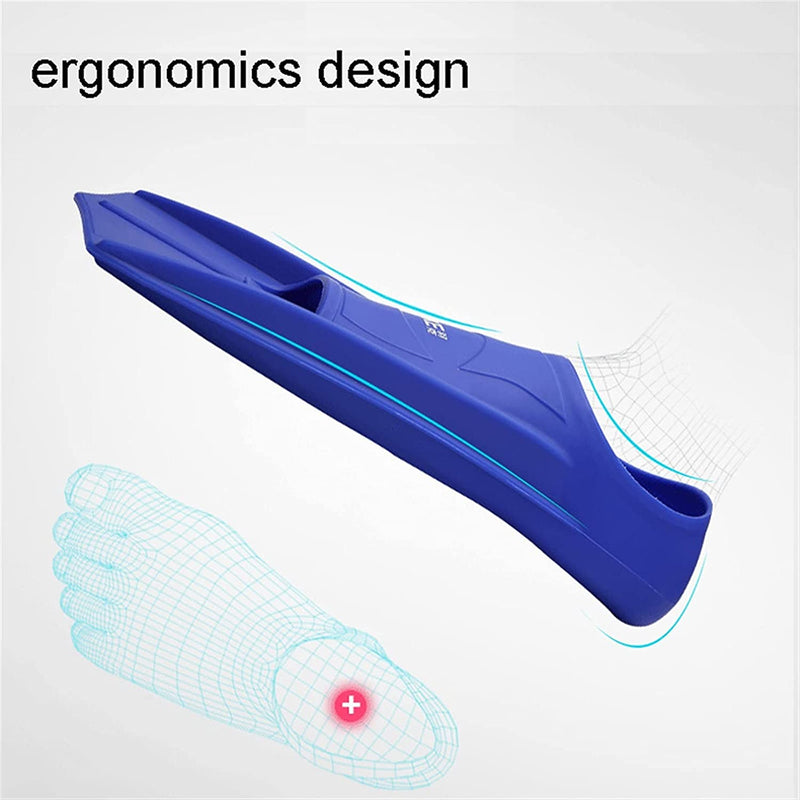 Silicone Professional Scuba Diving Fins Short Men Women Snorkel Swimming Fins Kids Flippers Equipment Set Adjustable Snorkel Fins for Snorkeling, Swimming A Sporting Goods > Outdoor Recreation > Boating & Water Sports > Swimming wuxp   